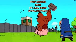 Pop Smoke - War. FT. Lil Tjay (SLOWED + REVERB)