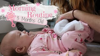 Baby Morning Routine | REAL | 3 Month Old | LottieJLife