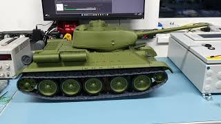 Stavba RC model tanku T-34/85, part 2 - test pohonu pásu