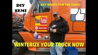 Winterizing your truck and preparing yourself and your equipment for winter weather