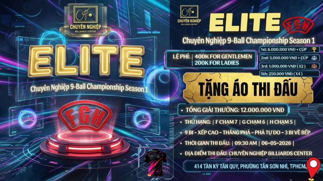 Image of video the V5 | LAST 8 | NGƠ XINH VS BI Ú | ELITE CUP – CHUYÊN NGHIỆP 9-BALL CHAMPIONSHIP SEASON 1 24