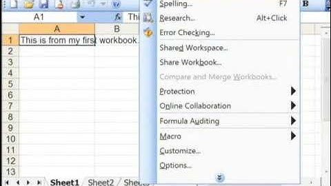 How to Merge Workbooks in Excel 2003