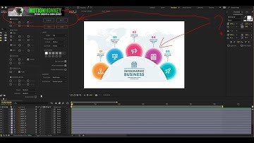 Diễn hoạt Infographic chỉ bằng 1 cú click chuột - Aescripts Motion Monkey  After Effects tutorial