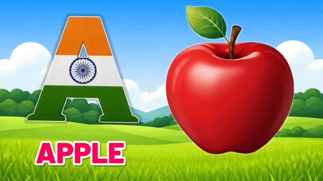 ABCD || A For Apple Alphabet || A To Z Alphabet || A se Z Tak Alphabet || ABCD 
