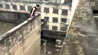 Epic Fail: That's why you never parkour in China
