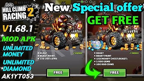 Hill Climb Racing 2 Get Free Special offer Script V1.68.1  Link in Mediafire 🤫