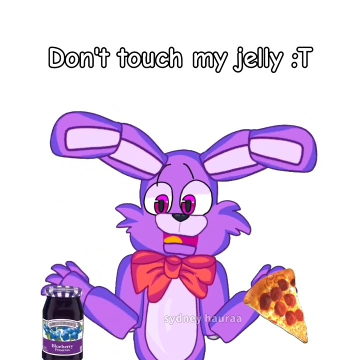 #FNAF Don't touch my pizza :T #fnafbonnie #shorts #fnaf