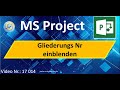 Gliederungsnummer in #MSProject anzeigen? so geht’s! #tips 17014 #howto #tutorial #project #ganster
