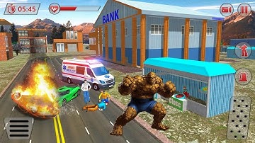 Ambulance Robot City Rescue Game - Best Android IOS Gameplay Video