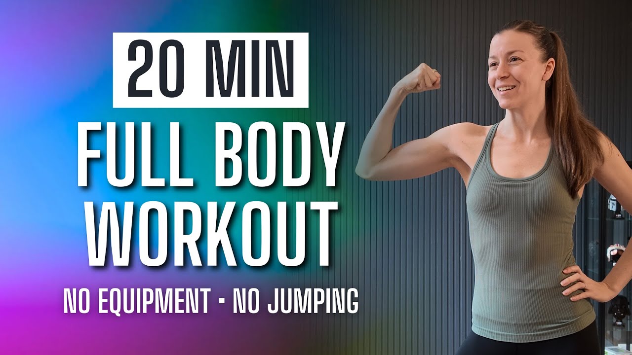 20 MIN FULL BODY Workout | No Equipment, No Jumping (Day 2: Elevate Series)