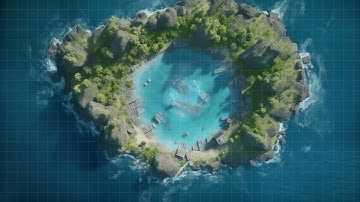 D&D | Small Islands Part 1 | Animated Battle Maps