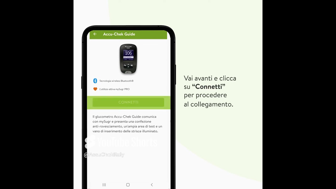 Come collegare il glucometro Accu Chek Guide all’app mySugr per Android