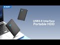 Eaget G20 2.5-inch Portable HDD,more efficient eaget #G20 #hdd #portable #tech #storage #gaming