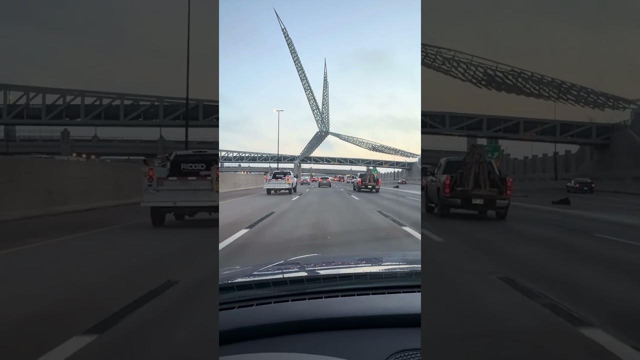 POV Drive Under the Skydance Bridge in 4K 🚗✨