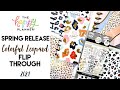 THE HAPPY PLANNER| SPRING RELEASE| Colorful Leopard| Flip Through