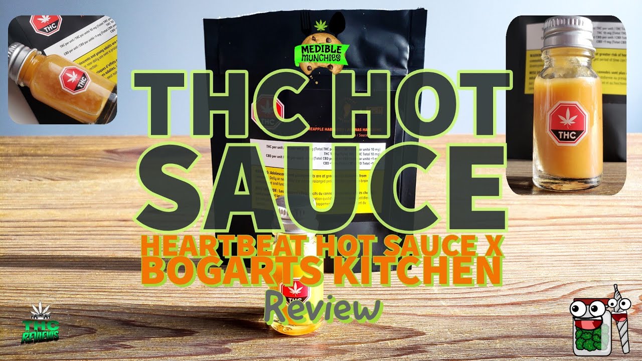 Cannabis Hot Sauce? Heartbeat Hot Sauce x Bogarts Kitchen Review | Medible Munchies