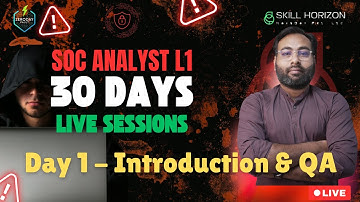 From Beginner to SOC Analyst L1 in 30 Days The ULTIMATE Challenge