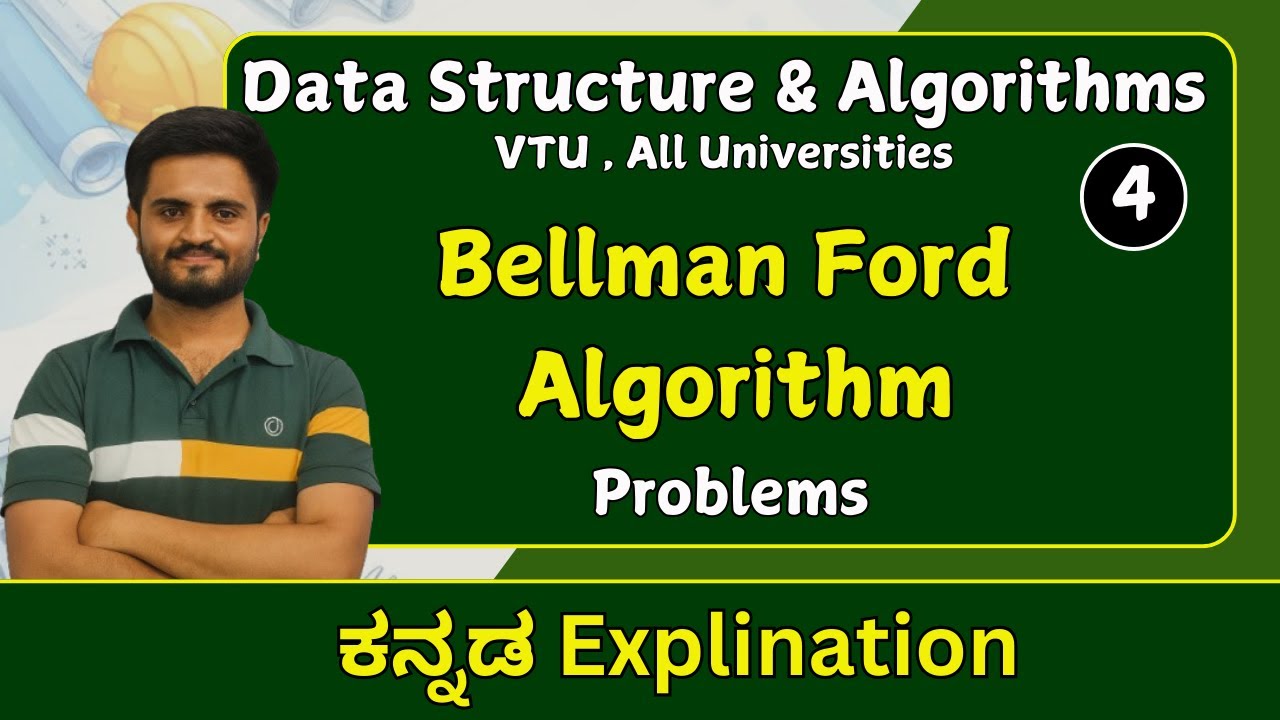 Bellman ford algorithm Problem , part 4 |Data structures & Algorithm ...