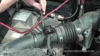 how to identify and clean a dirty maf sensor (lexus)