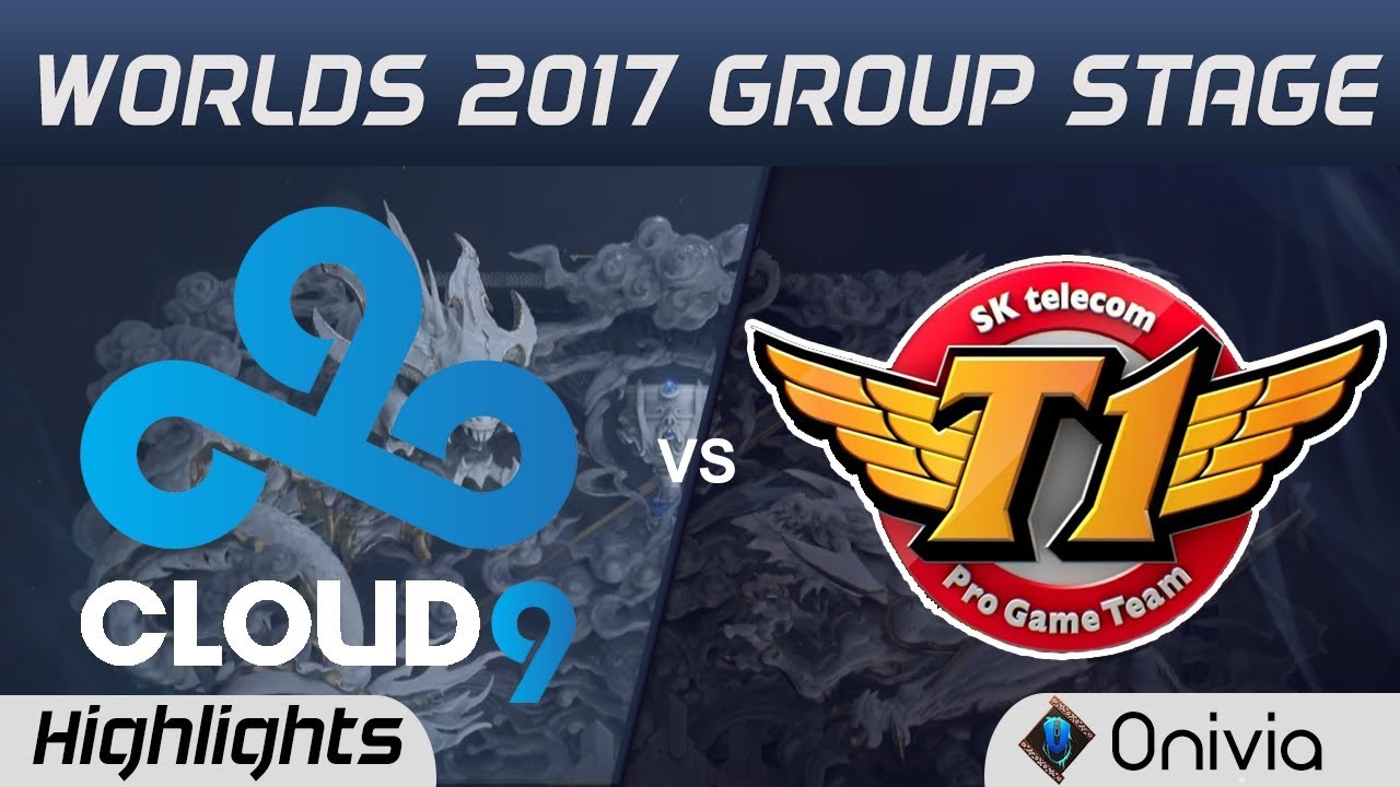 C9 vs SKT   Highlights World Championship 2017 Group Stage Cloud9 vs SK Telecom T1 by Onivia