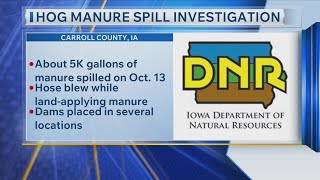 Hog Manure Spill Investigation In Carroll County