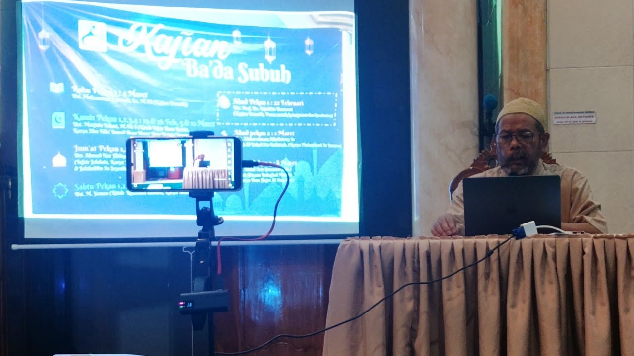 Ustadz Prof. Dr. Tajuddin Bantacut (Kajian Tematik (Puasa Untuk Ketaqwaan & Kesehatan)