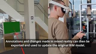 Large Area AR for BIM visualisations and interactions (Digibuild and MAX-R project)