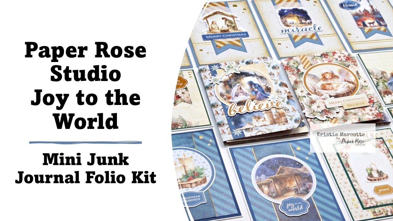 Mini Junk Journal Folio Kit with Kristie Marcotte - YouTube
