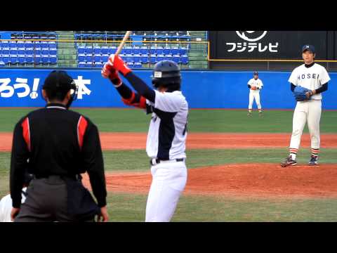 法政大学　三嶋投手　神宮大会