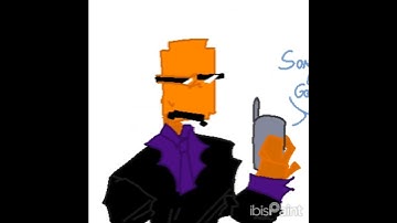 Eggplant Rabbit Zombie casually harassing Tangerine Man #dsaf #ibispaint #dayshiftatfreddys #capcut