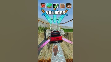 Noob vs PRO vs Hacker vs Villager vs HEROBRINE Car Challenge! - BeamNG.Drive