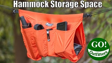 Where to put your stuff in a hammock? Learn how the Hammock Holdall ridgeline organizer can help.