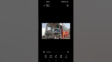 MSRTC BUS RECOVERY #msrtc #accidenttruck #bus #india