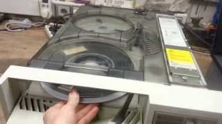 IBM and HP 9-track tape drives in operation