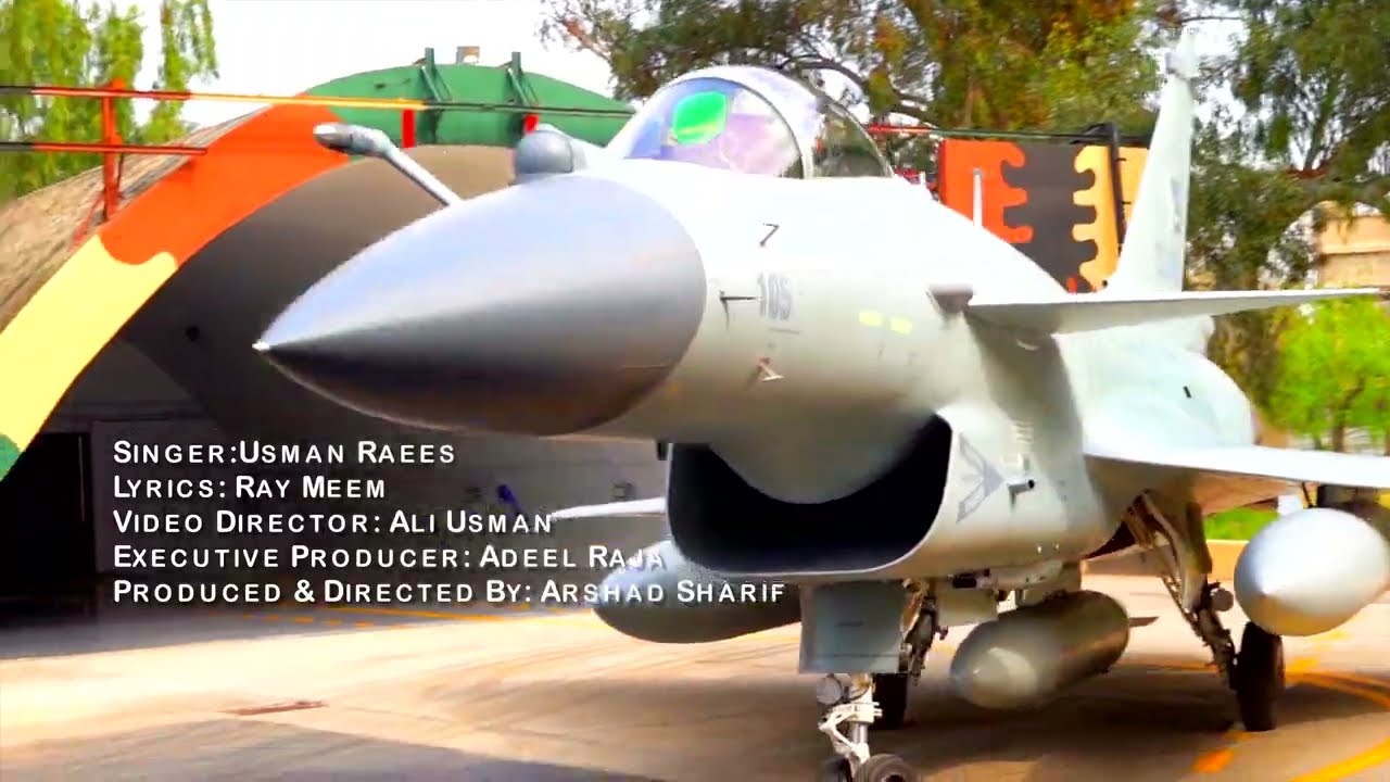 PAKISTAN KAY HAWA BAAZ, SHAHBAZ | USMAN RAEES (SINGER)| ARSHAD SHARIF | PAKISTAN SONG FOR AVIATORS