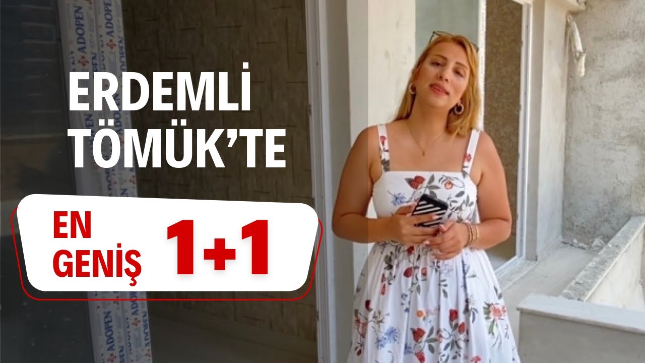 Erdemli | Tömük’te bölgenin en geniş en kaliteli 1+1 dairesini satıyorum! | Mersin