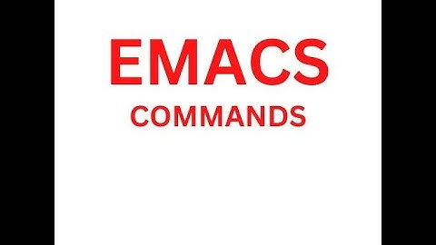 Emacs || software Engineering