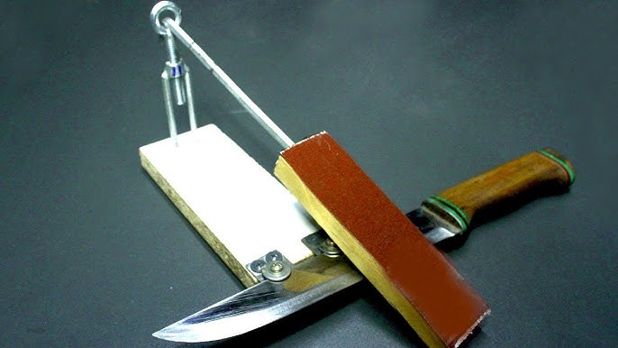 Homemade Knife & Scissors Sharpening Jig — Free Plans