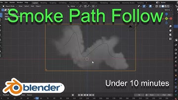 smoke path follow (Hindi) - Blender