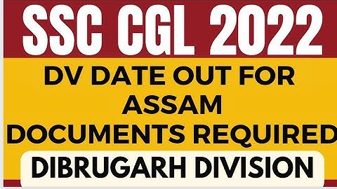 SSC CGL 2022 PA SA Document Verification Update | SSC CGL 2022 Postal Assistant Joining Date |