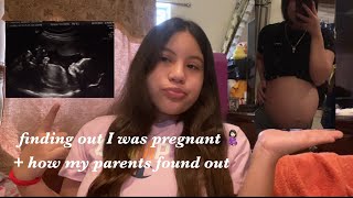 FINDING OUT I WAS PREGNANT AT 13 + MY PARENTS REACTION AND HOW THEY FOUND OUT | teen mom