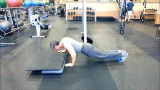 Lizard Push Ups On Stepper