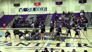 PHS Varsity Cheer Halftime vs Patterson 2-14-14