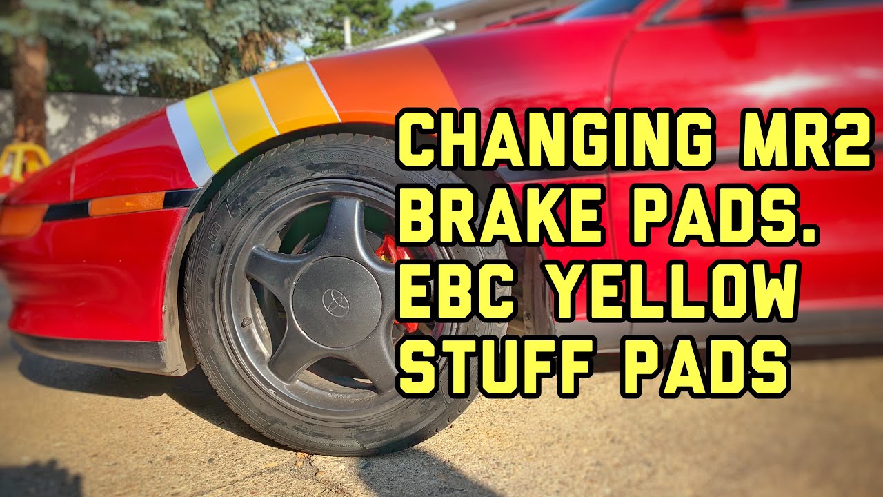 How to change brake pads on a MR2. YouTube
