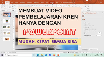 membuat video pembelajaran dengan powerpoint