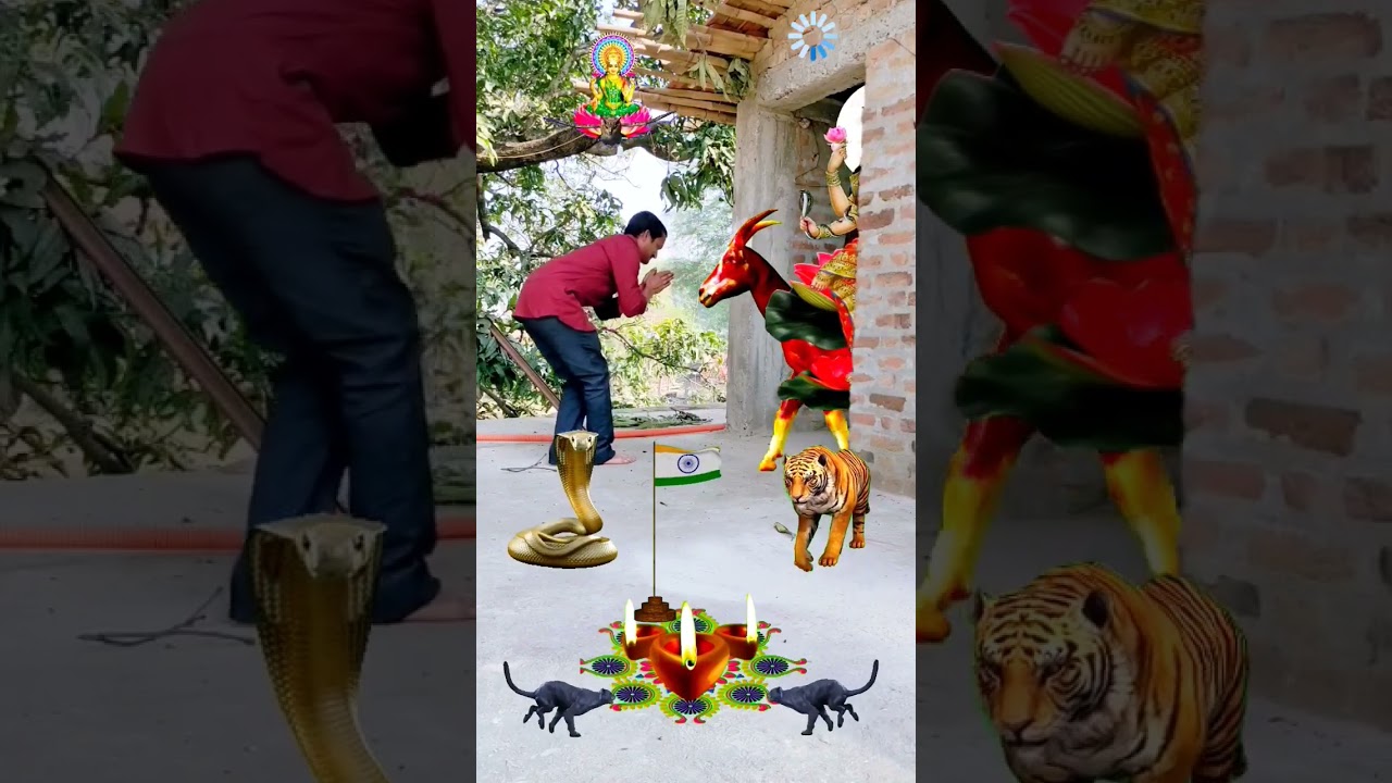 maa manasa devi vfx video EP-2 ||❣️🦁|| jai vaishno maiya 