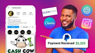 Make $5,325 Monthly with Instagram Faceless Cash Cow Page | Make Money Online 2023