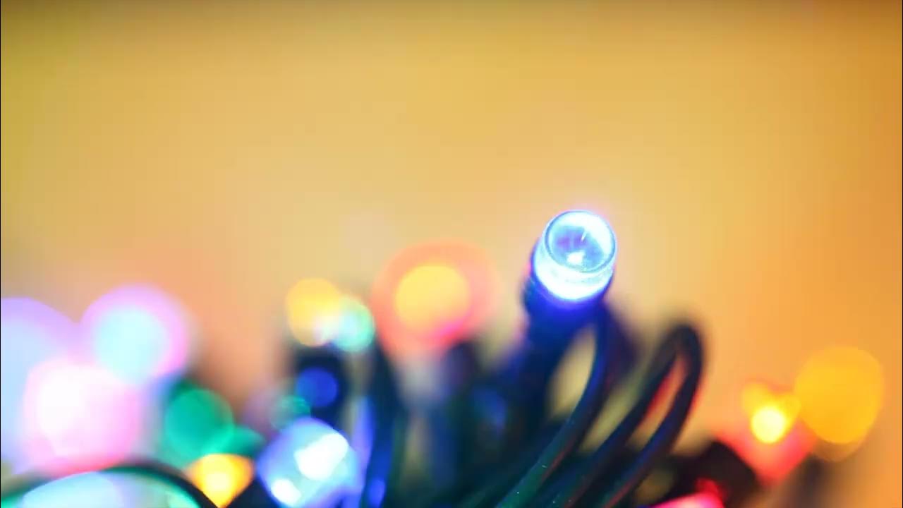 Light Bulbs Blinking 4K Relaxing Screensaver Video YouTube