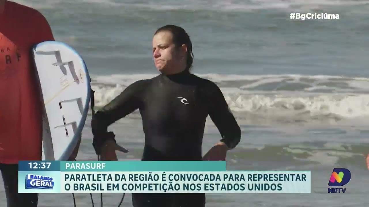 Paratleta de SC é convocada para seleção brasileira de Parasurf