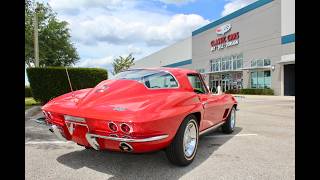 L79 POWER! 🏁 Matching-Numbers 1967 Corvette Coupe in Rally Red #Shorts